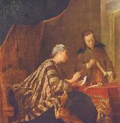 Jean Simeon Chardin Lady Sealing a Letter Sweden oil painting artist